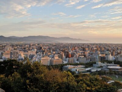 松山城からの眺め