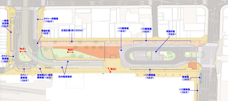 松山市駅前広場整備事業