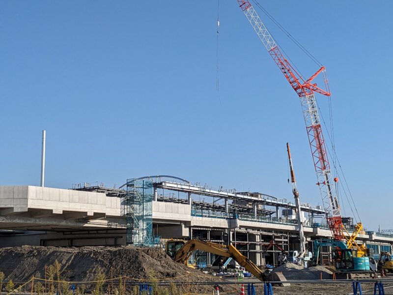 【再開発】JR松山駅高架工事進捗状況