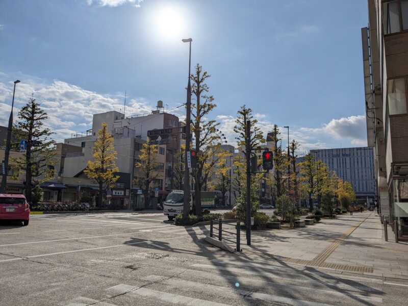 花園町通り アーケード撤去状況