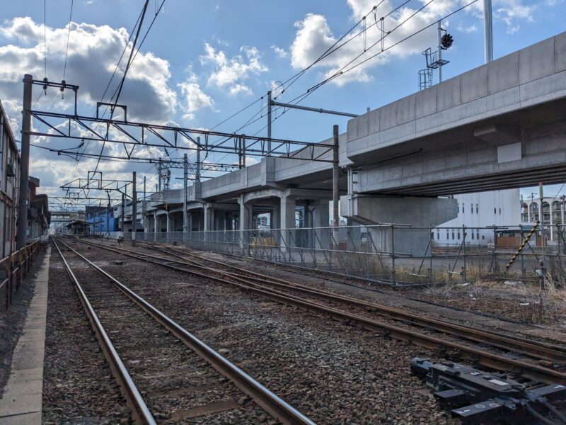 JR松山駅周辺再開発工事