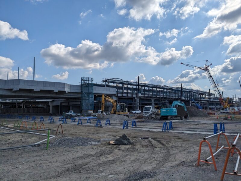 JR松山駅周辺再開発工事