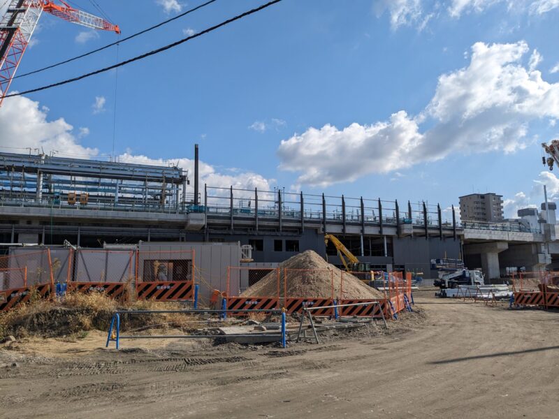 JR松山駅周辺再開発工事