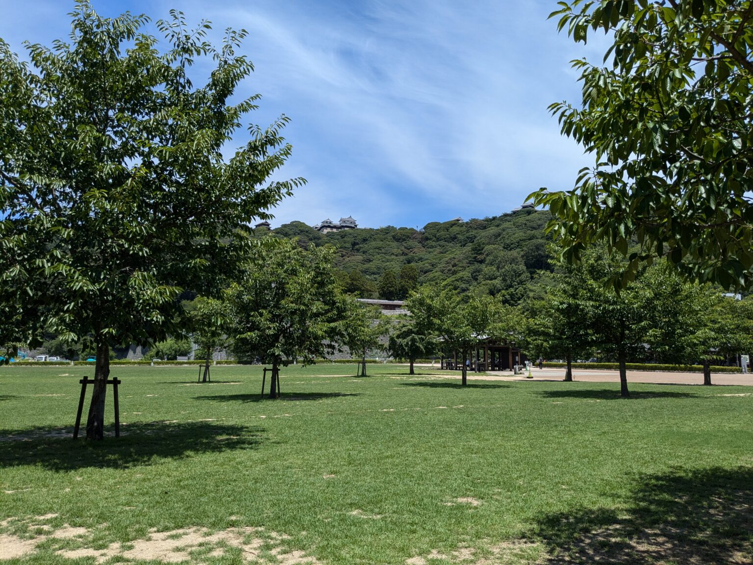 松山市堀之内「城山公園」