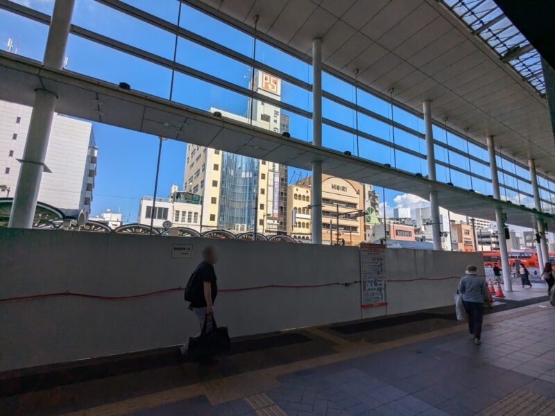 松山市駅前広場整備状況