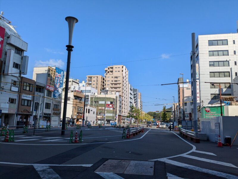 松山市駅前広場整備状況