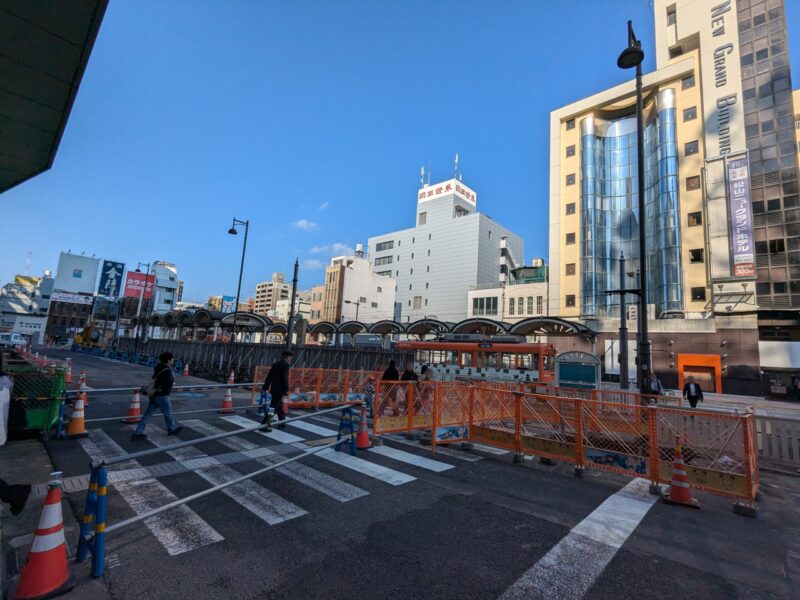 松山市駅前広場整備状況