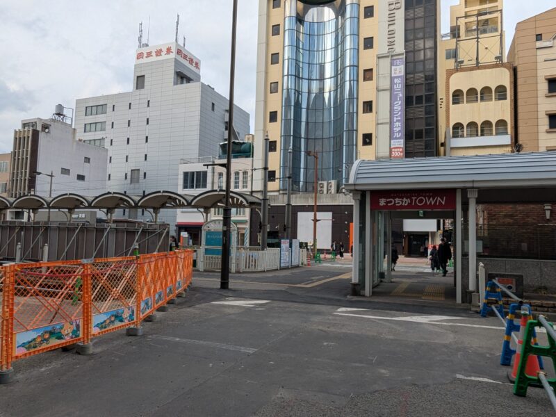 松山市駅前広場整備状況