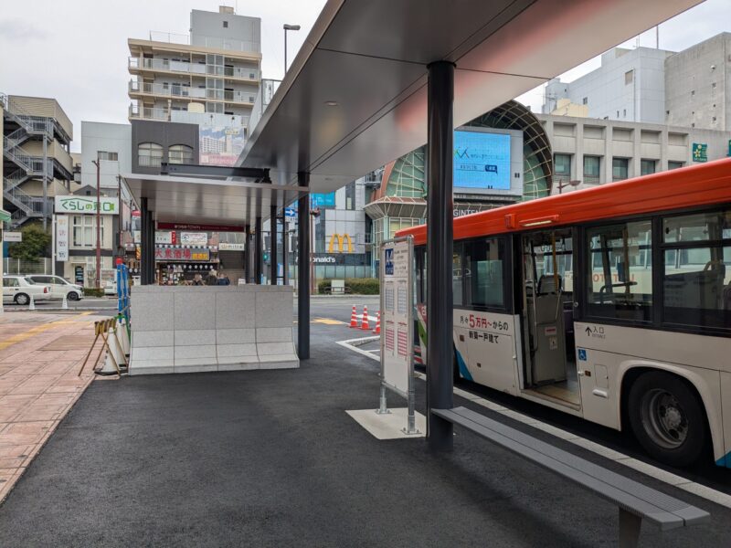 松山市駅前広場整備状況