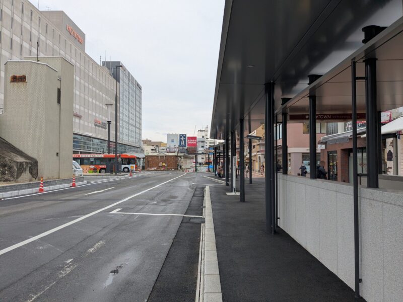 松山市駅前広場整備状況