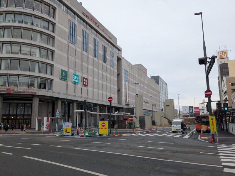 松山市駅前広場整備状況