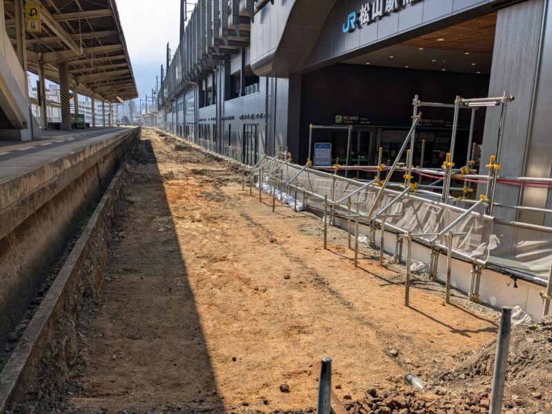 JR松山駅周辺再開発進捗状況