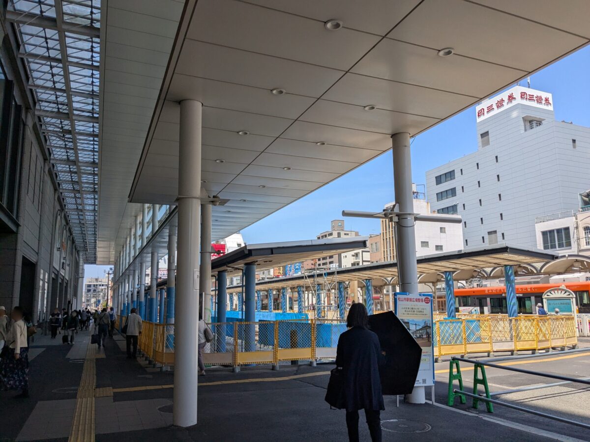 松山市駅前広場整備状況