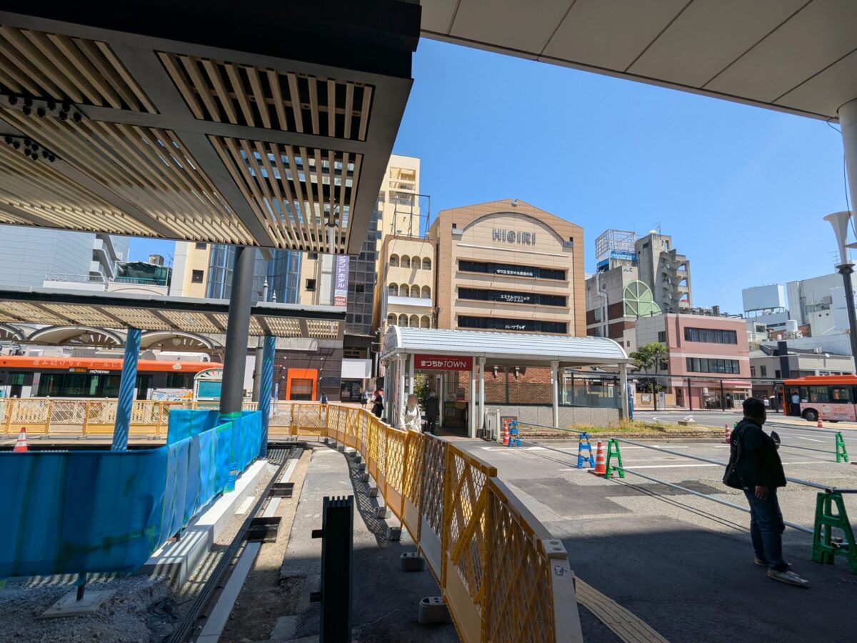 松山市駅前広場整備状況
