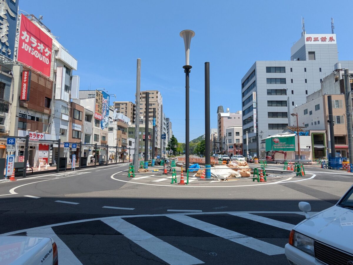 松山市駅前広場整備状況