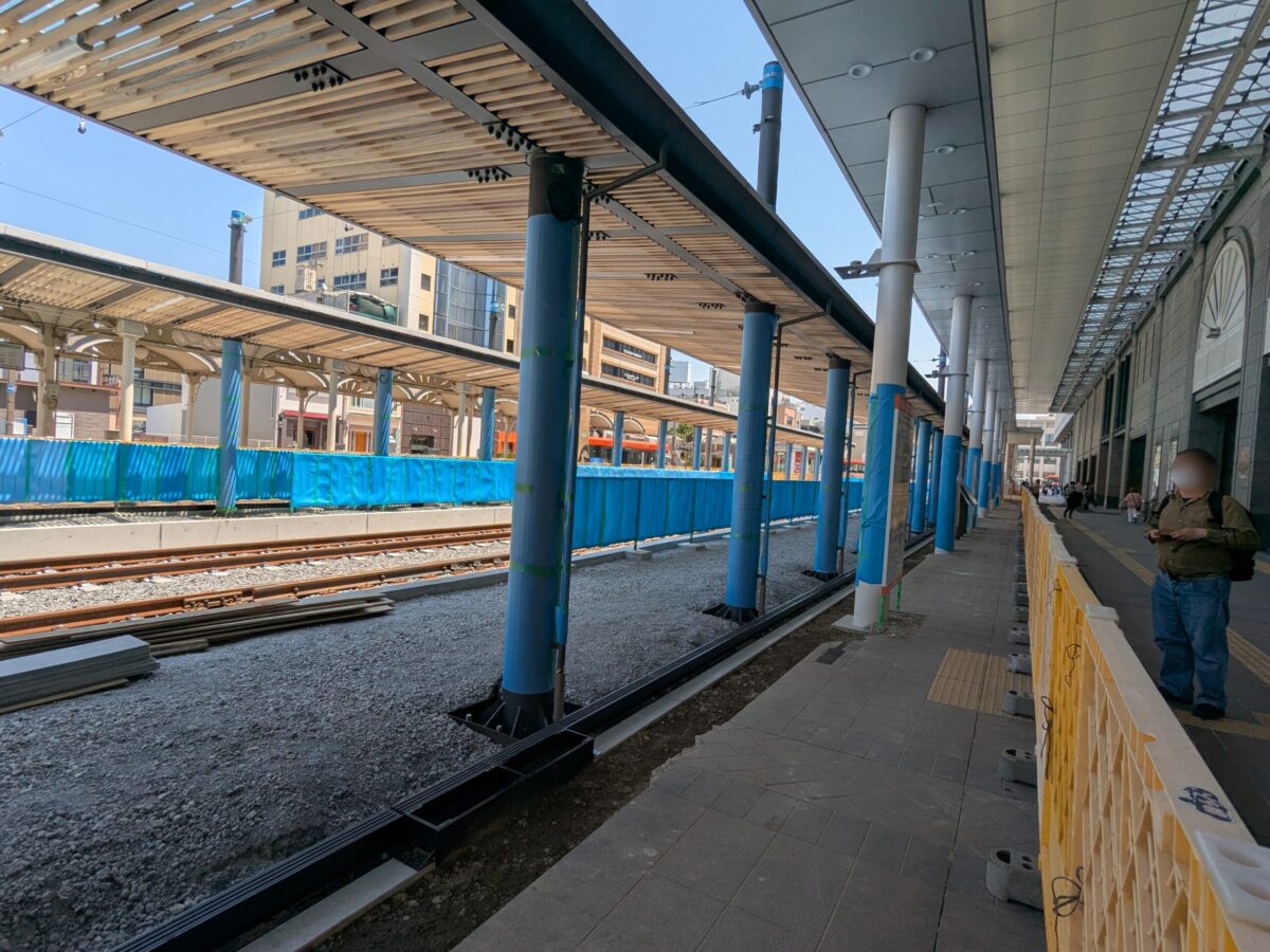 松山市駅前広場整備状況
