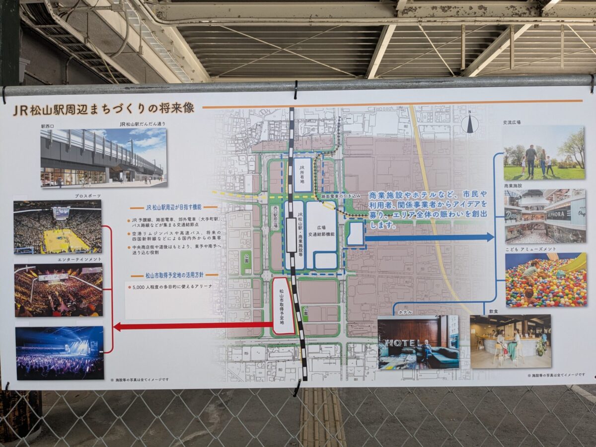 JR松山駅周辺再開発進捗状況