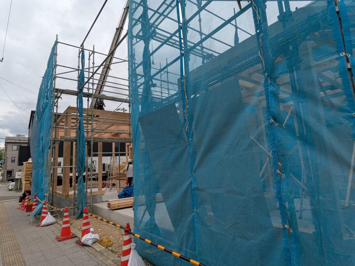 松山市北立花町「日本エイジェント 新築工事」