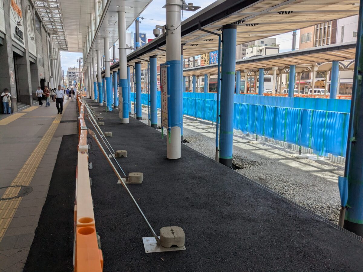 【再開発】松山市駅前広場整備状況|愛媛県松山市