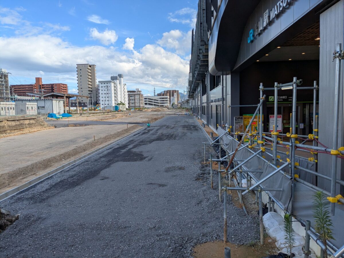 JR松山駅周辺再開発進捗状況