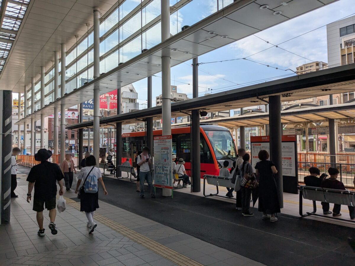 【再開発】松山市駅前広場整備状況｜愛媛県松山市