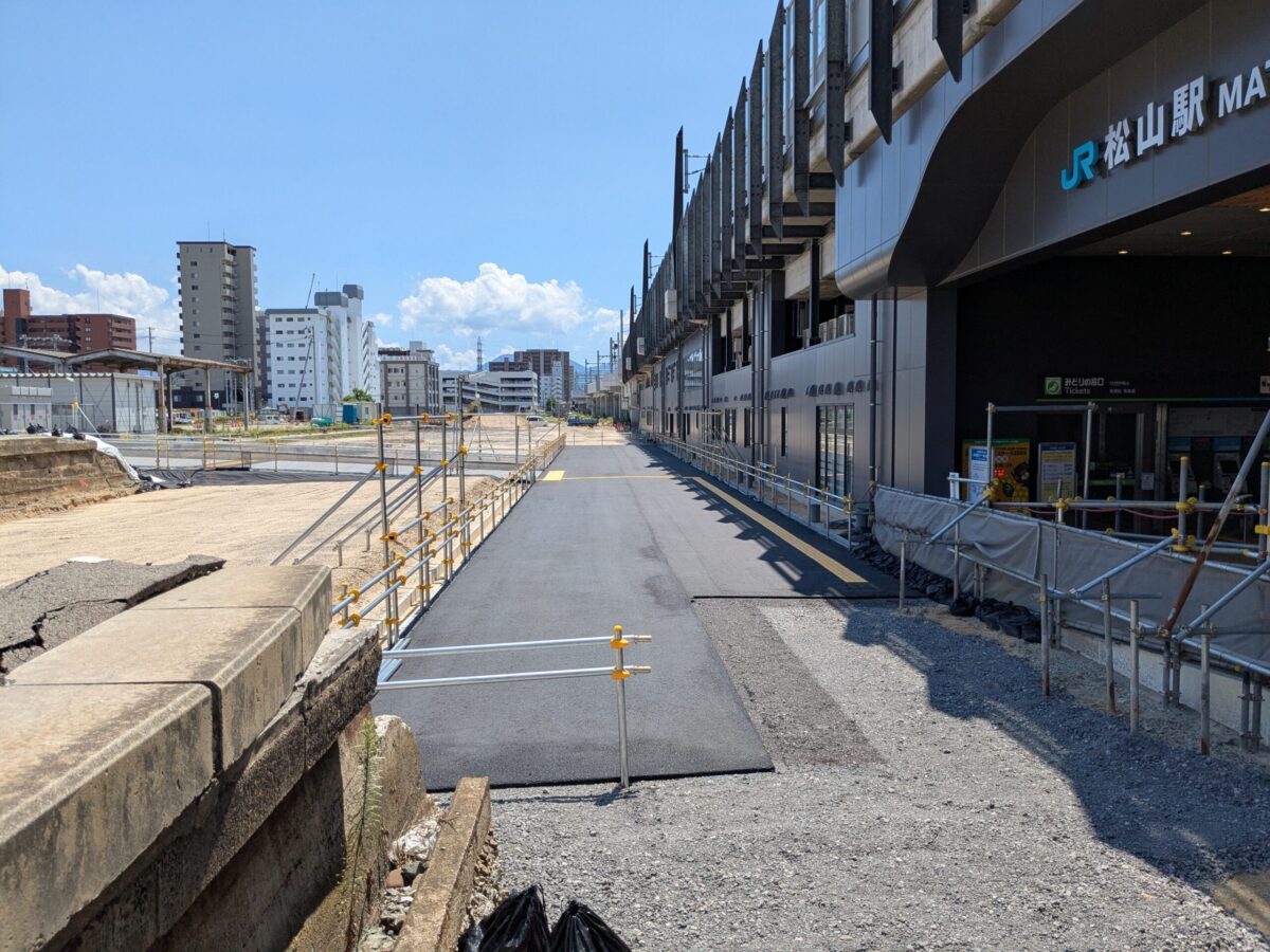 JR松山駅周辺再開発進捗状況
