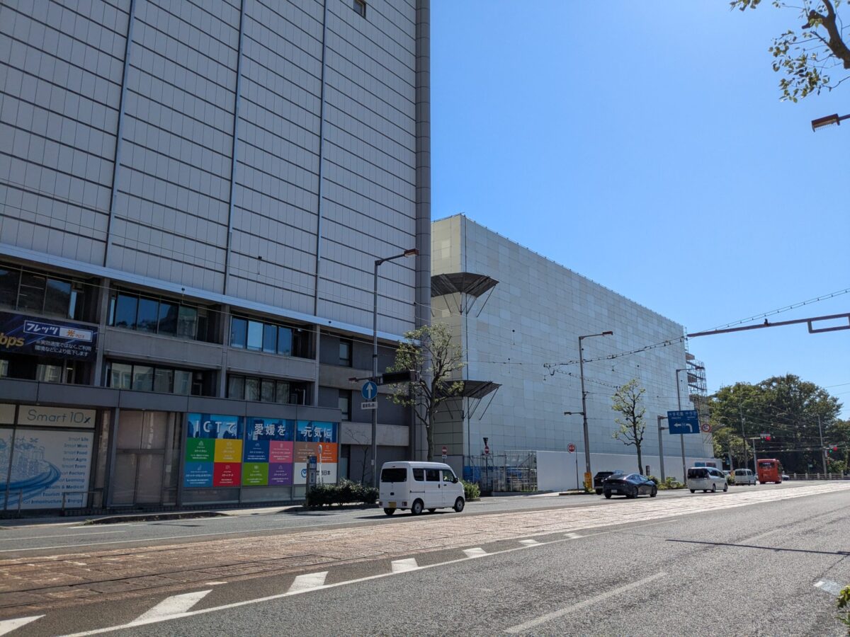 （旧）NTT西日本 四国支店 解体工事｜愛媛県松山市