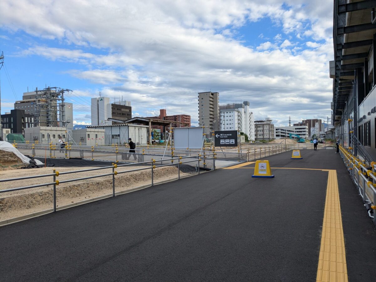 JR松山駅周辺再開発進捗状況
