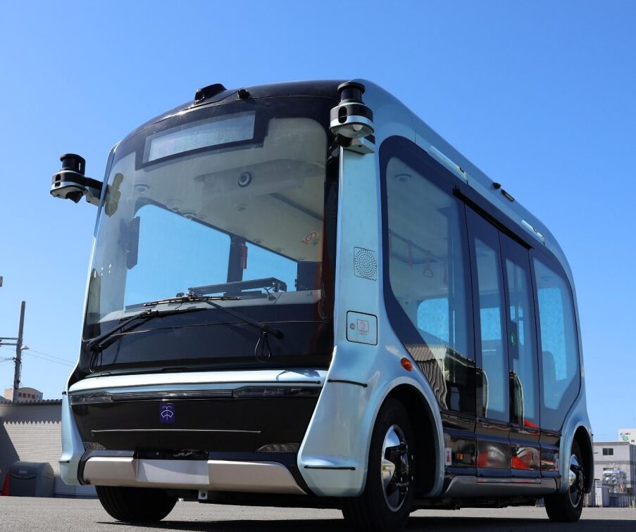 伊予鉄バス「運転席無人」自動運転レベル4路線バス|愛媛県松山市