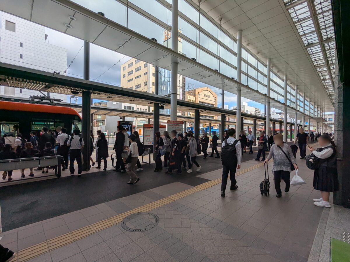 【再開発】松山市駅前広場整備状況|愛媛県松山市