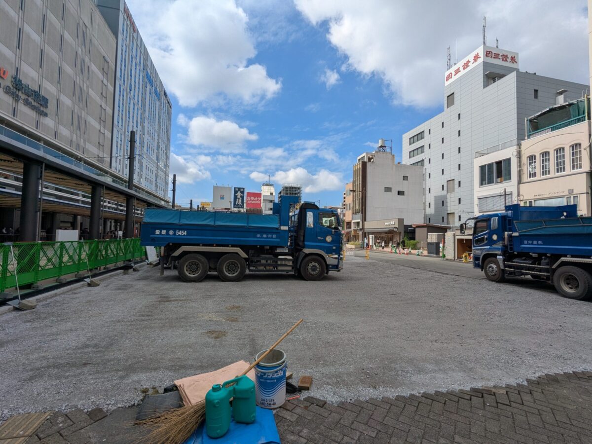 【再開発】松山市駅前広場整備状況|愛媛県松山市