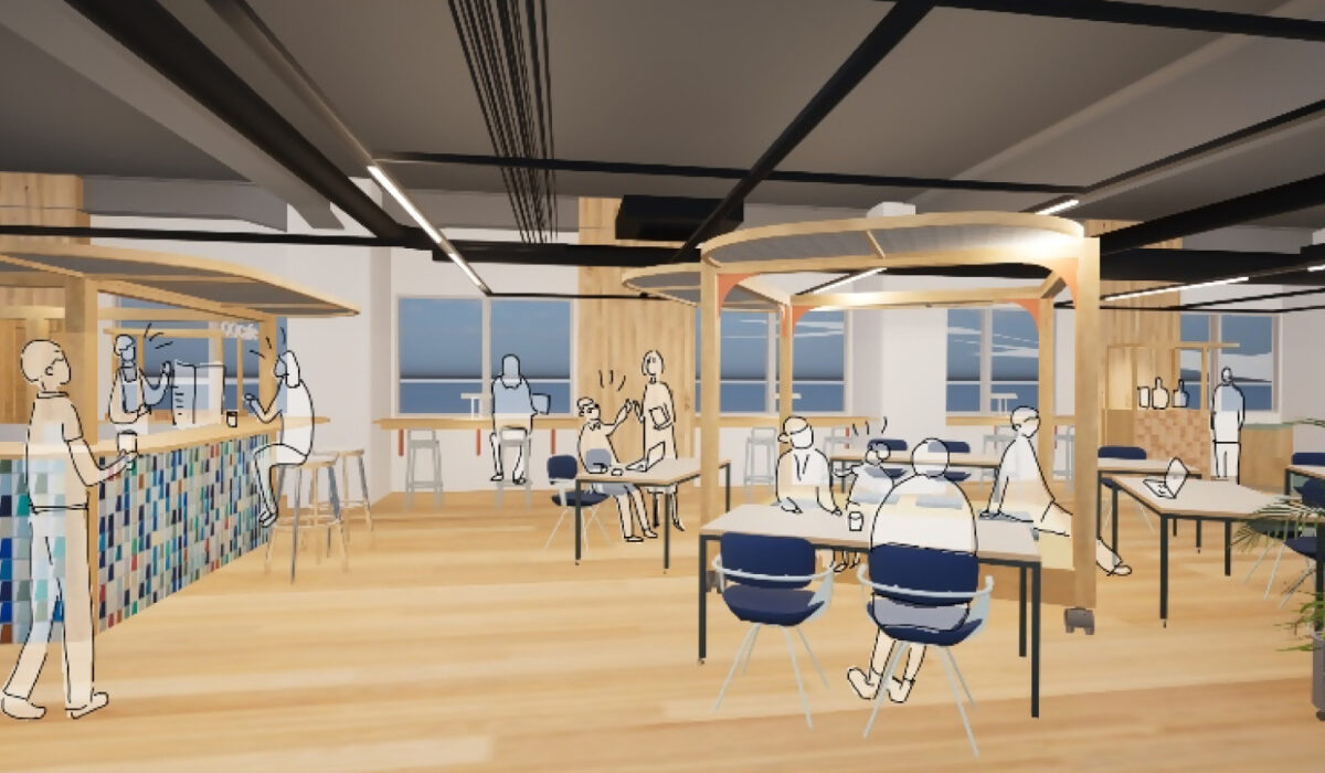 愛媛県庁第二別館「E:N BASE（エンベース）」｜完成イメージ図