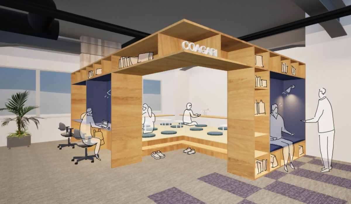 愛媛県庁第二別館「E:N BASE（エンベース）」｜完成イメージ図