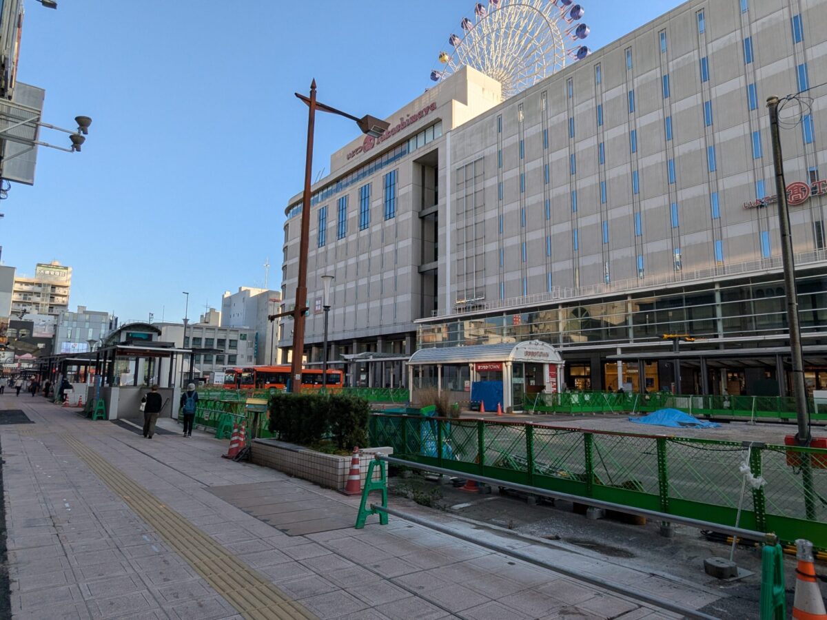 【再開発】松山市駅前広場整備状況|愛媛県松山市