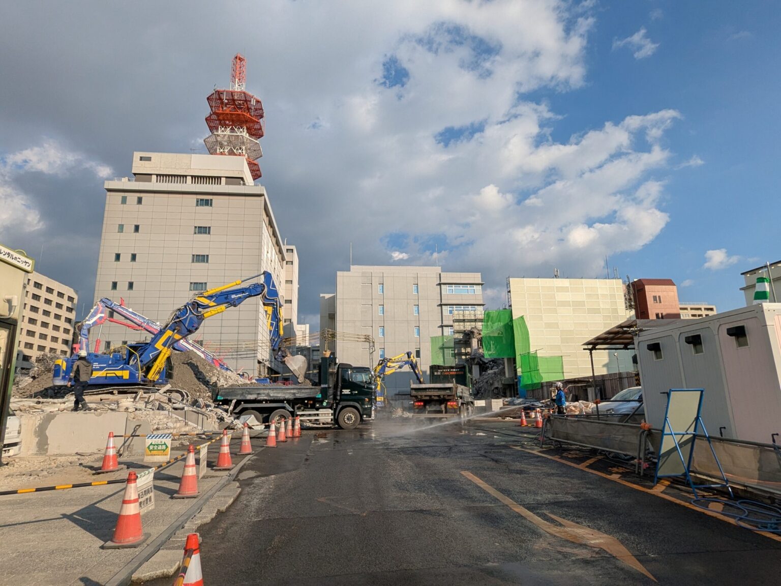 (旧)NTT西日本 四国支店解体工事・NTT松山一番町プロジェクト｜愛媛県松山市