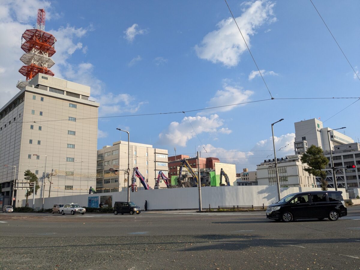 (旧)NTT西日本 四国支店解体工事・NTT松山一番町プロジェクト｜愛媛県松山市