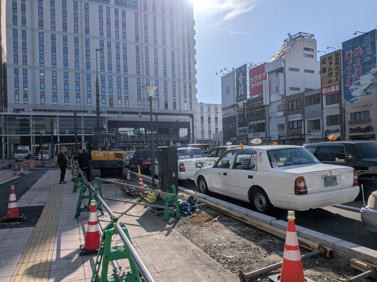 【再開発】松山市駅前広場整備状況｜愛媛県松山市