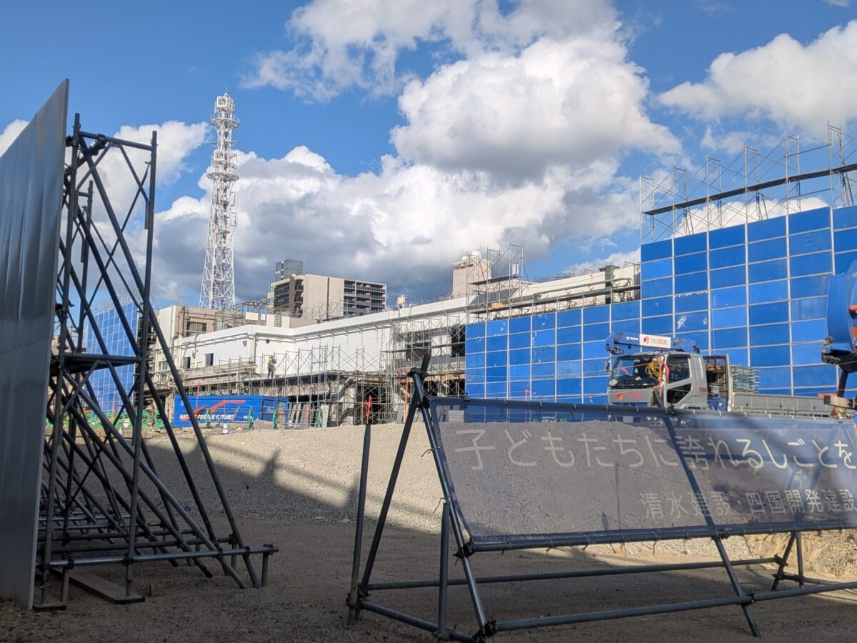 JR松山駅周辺再開発進捗状況｜愛媛県松山市