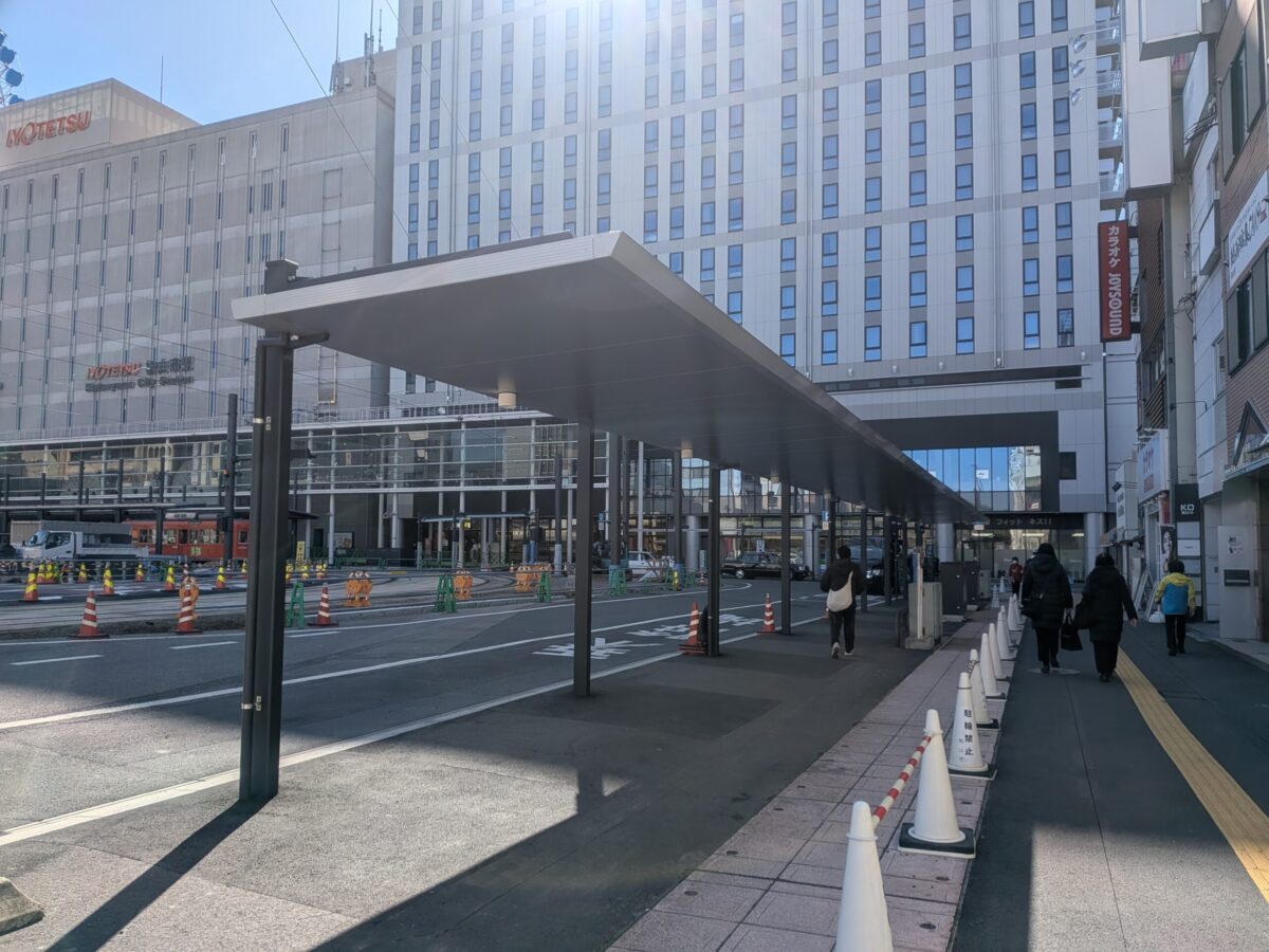 【再開発】松山市駅前広場整備状況|愛媛県松山市