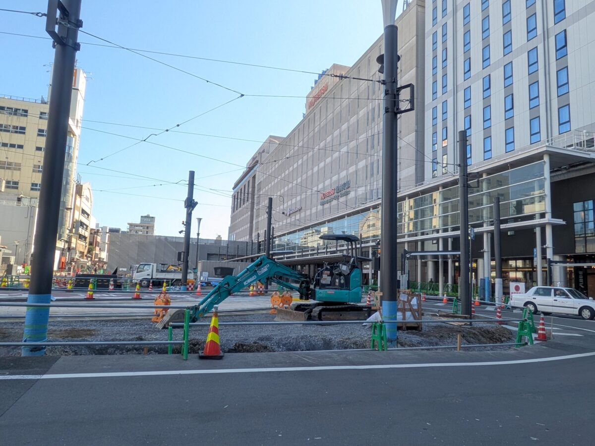 【再開発】松山市駅前広場整備状況|愛媛県松山市