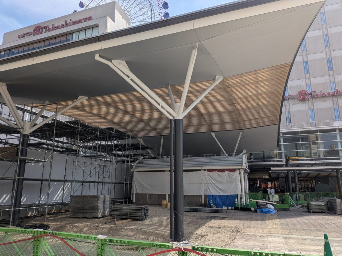 【再開発】松山市駅前広場整備状況|愛媛県松山市