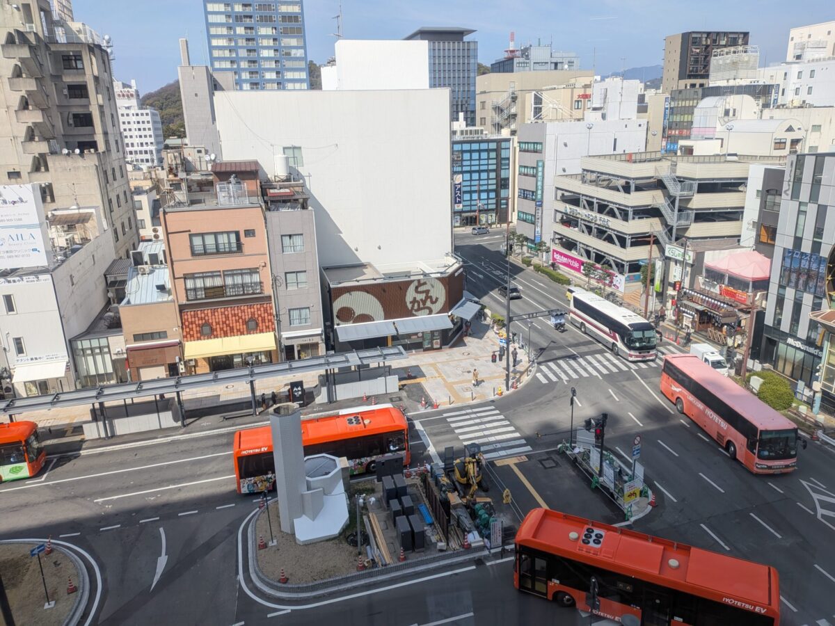 【再開発】松山市駅前広場整備状況|愛媛県松山市