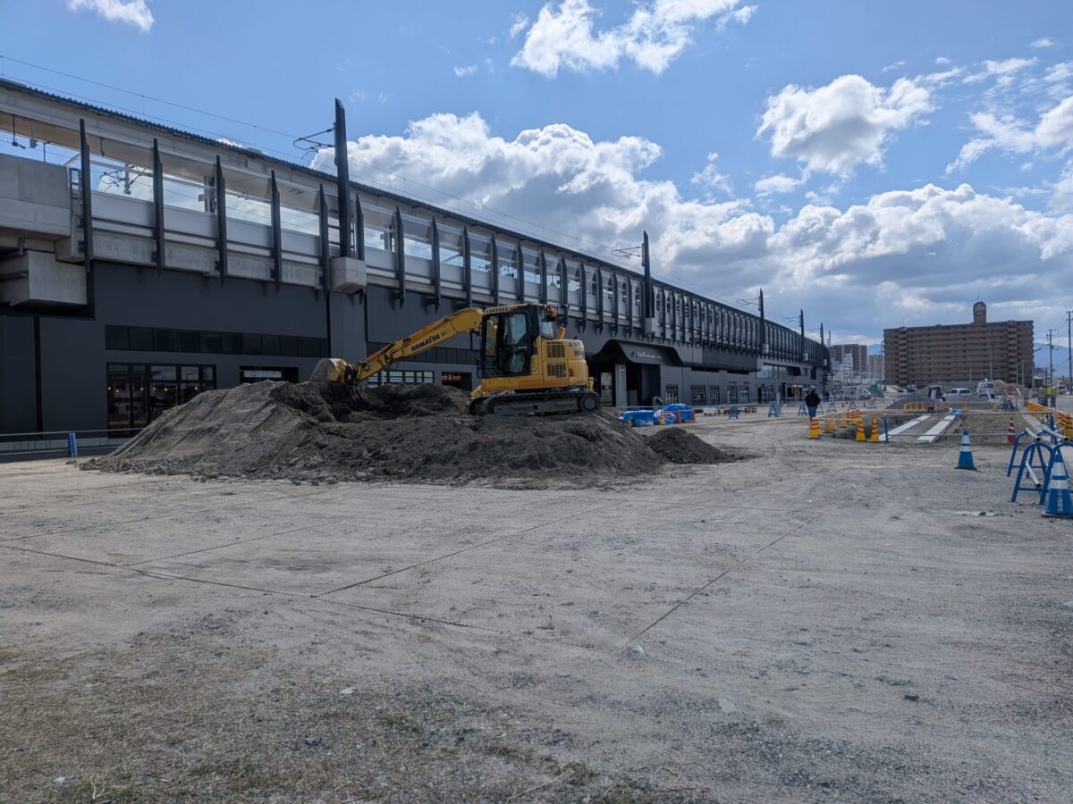 JR松山駅周辺再開発進捗状況｜愛媛県松山市