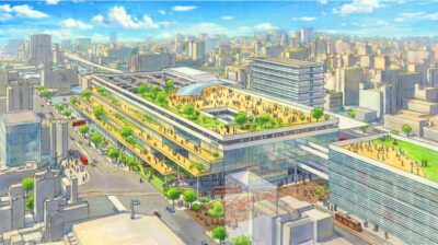 松山駅周辺まちづくりプラン｜完成イメージ図