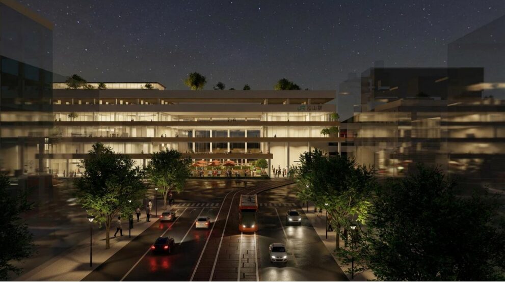 松山駅周辺まちづくりプラン|完成イメージ図