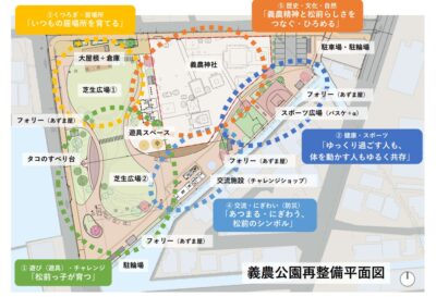 義農公園再整備プロジェクト｜愛媛県伊予郡松前町