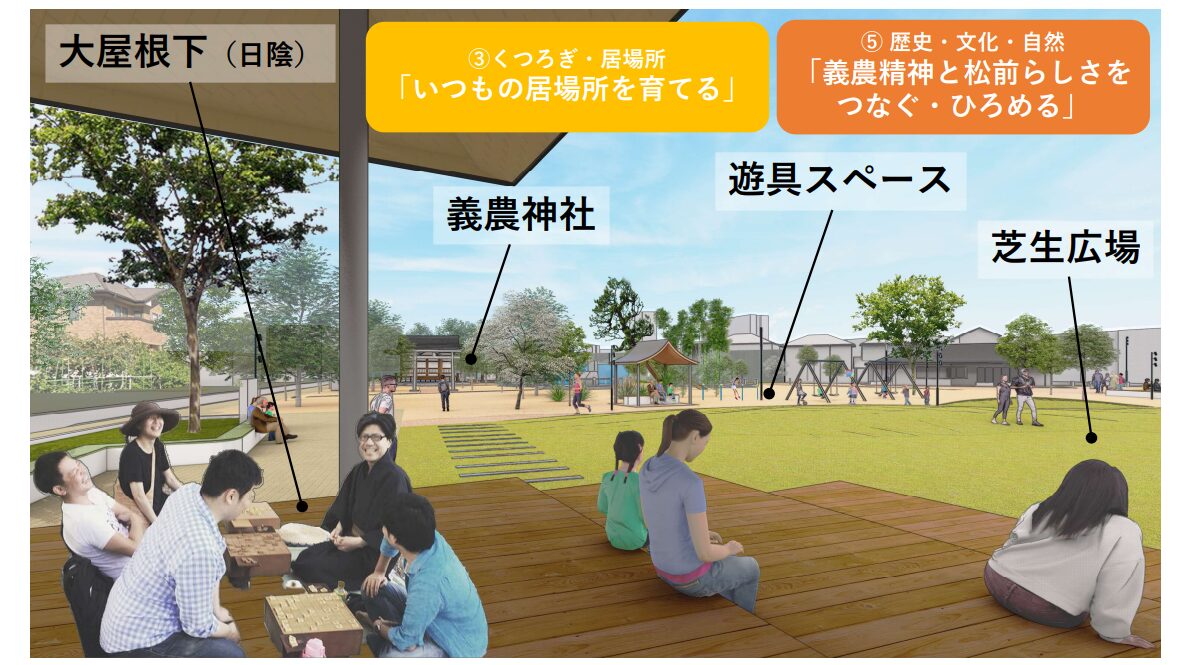 義農公園再整備プロジェクト|愛媛県伊予郡松前町