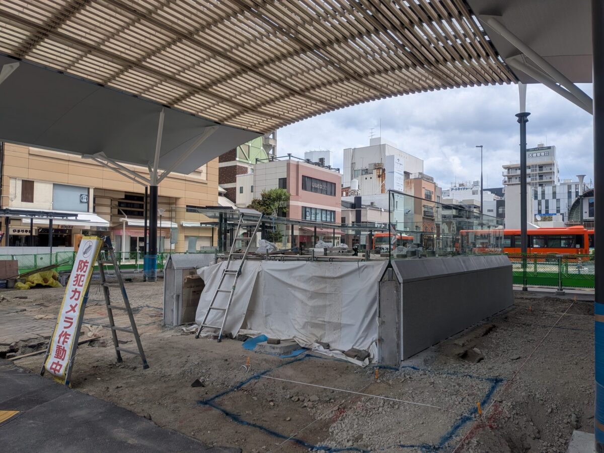 【再開発】松山市駅前広場整備状況｜愛媛県松山市