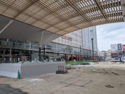 【再開発】松山市駅前広場整備状況｜愛媛県松山市