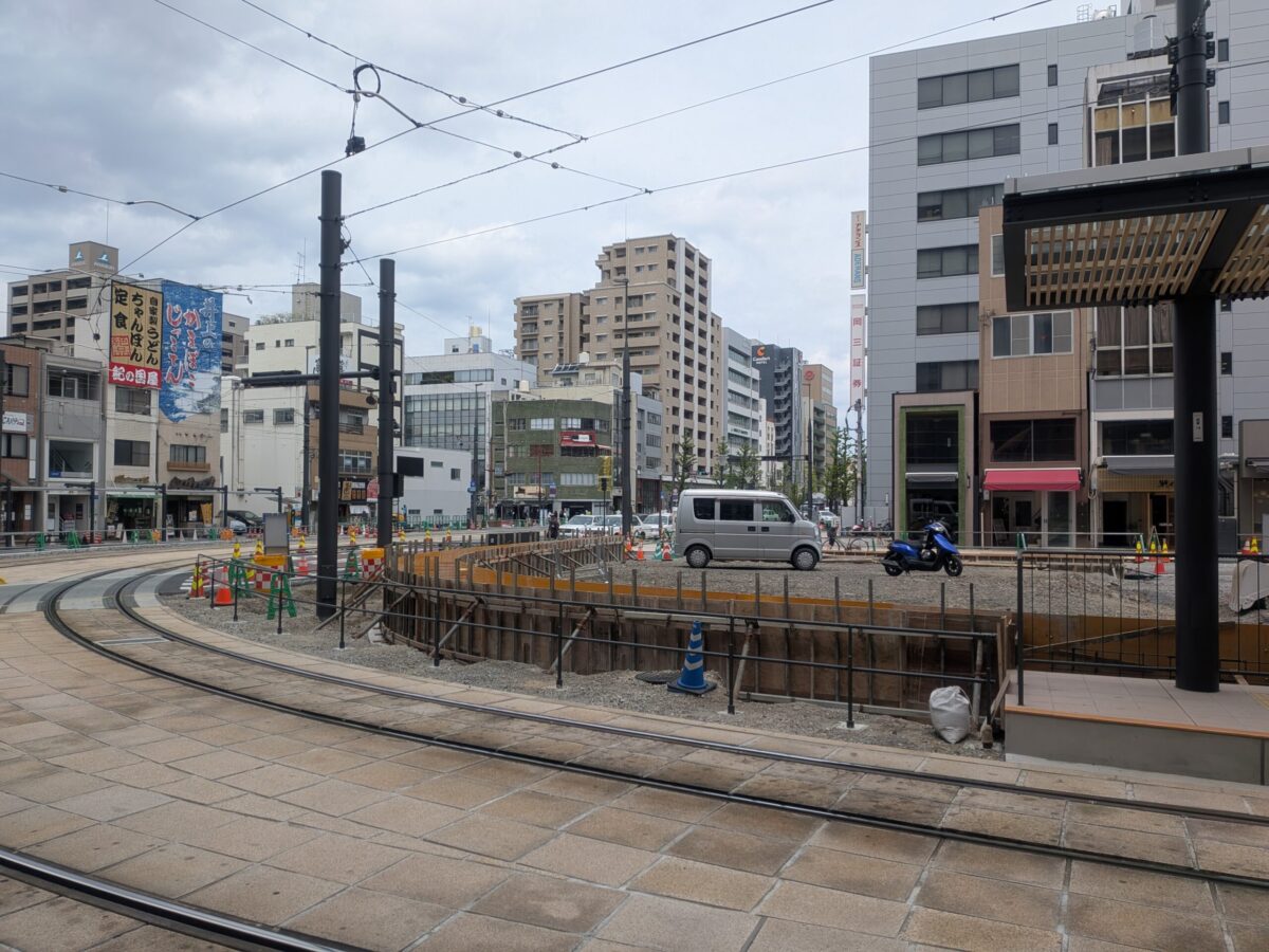 【再開発】松山市駅前広場整備状況｜愛媛県松山市